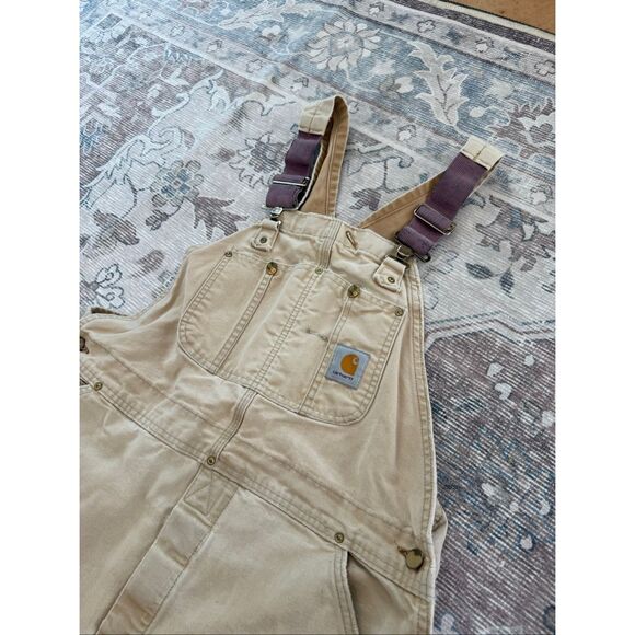 Vintage Carhartt Men’s Double Knee Overalls Size L - Picture 2 of 12